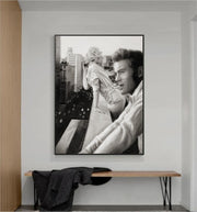 Marilyn Monroe & James Dean Poster/print 1955