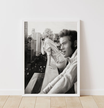 Marilyn Monroe & James Dean Poster/print 1955
