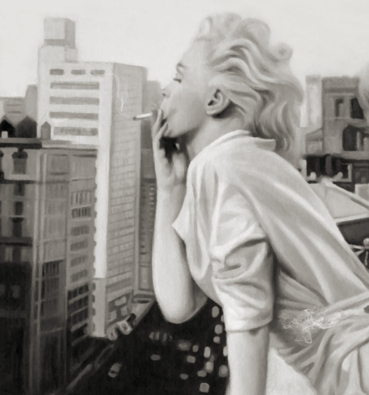 Marilyn Monroe & James Dean Poster/print 1955