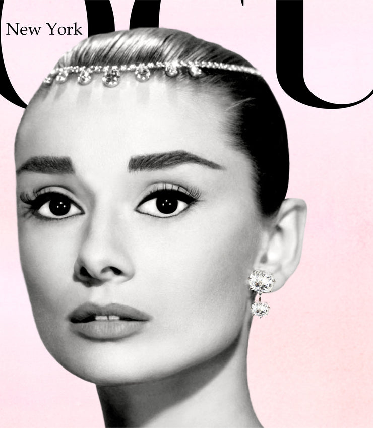 Audrey Hepburn Vogue Cover 1959 Poster - Fashion Wall Art - Fashion Icon - Digital Art - Fashion Home Decor