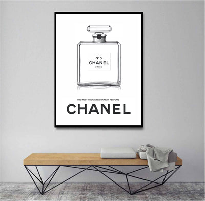 Chanel n5 Poster Print - Fashion illustration - Fashion Wall Art - Home Decor - Instant Download - Printable- High Resolution 300 DPI
