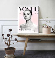 Audrey Hepburn Vogue Cover 1959 Poster - Fashion Wall Art - Fashion Icon - Digital Art - Fashion Home Decor