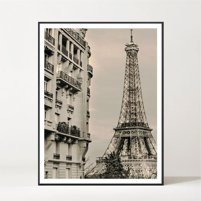 Eiffel Tower Poster - Paris Print - Fashion Wall Art - Fashion Print - Home Decor - Housewarming Gift - Instant Download - Printable - High Resolution 300 DPI