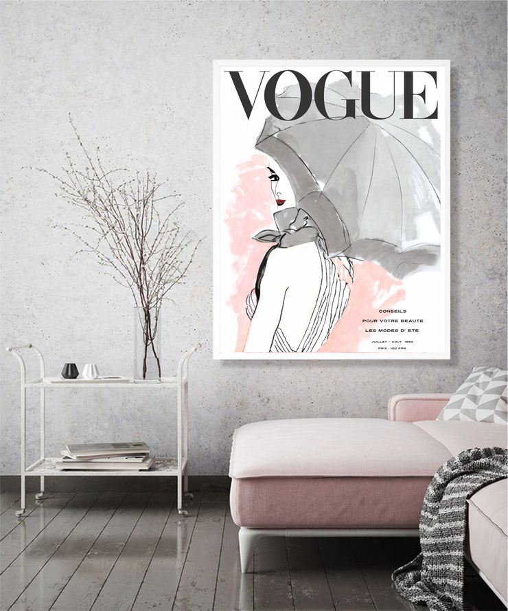 Vogue Posters - Fashion Wall Art - Audrey Hepburn Art - Set Of