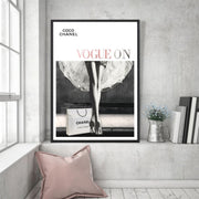 Vogue Poster - Coco Chanel Art Poster - Fashion Wall Art - Digital