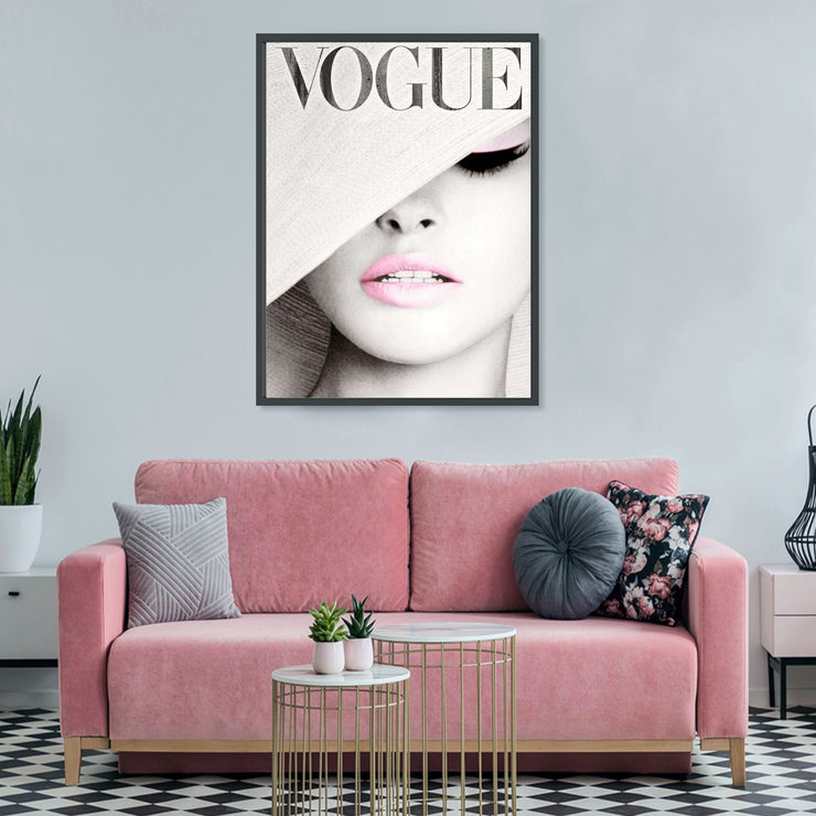 Vogue Cover Magazine Set of 6 Posters/Prints | Iconic Designer Fashion Wall Art | Chanel Posters