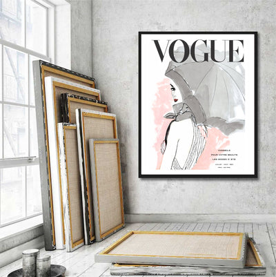 Vogue Cover Poster/Print - Fashion Wall Art - Vogue Cover Vintage Poster - Fashion Print - Home Decor - Housewarming Gift - Printable -High Resolution 300DPI